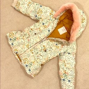 Hanna Anderson girls down coat
